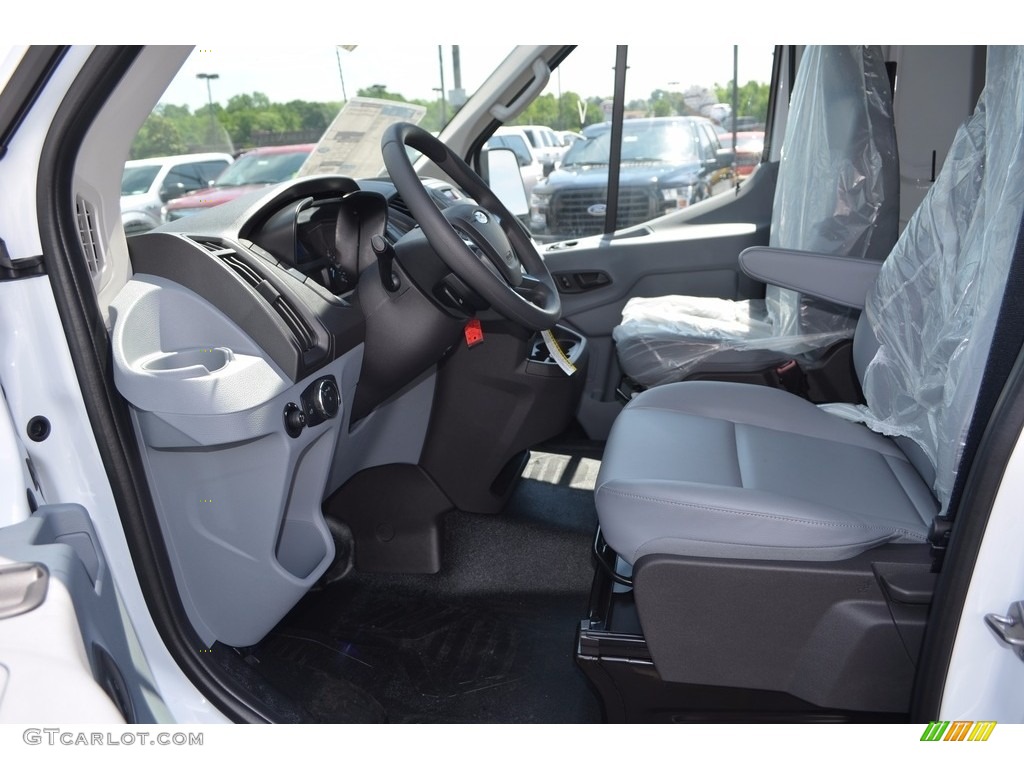 Pewter Interior 2017 Ford Transit Van 250 HR Long Photo #120538137