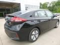 2017 Black Noir Pearl Hyundai Ioniq Hybrid Blue  photo #2