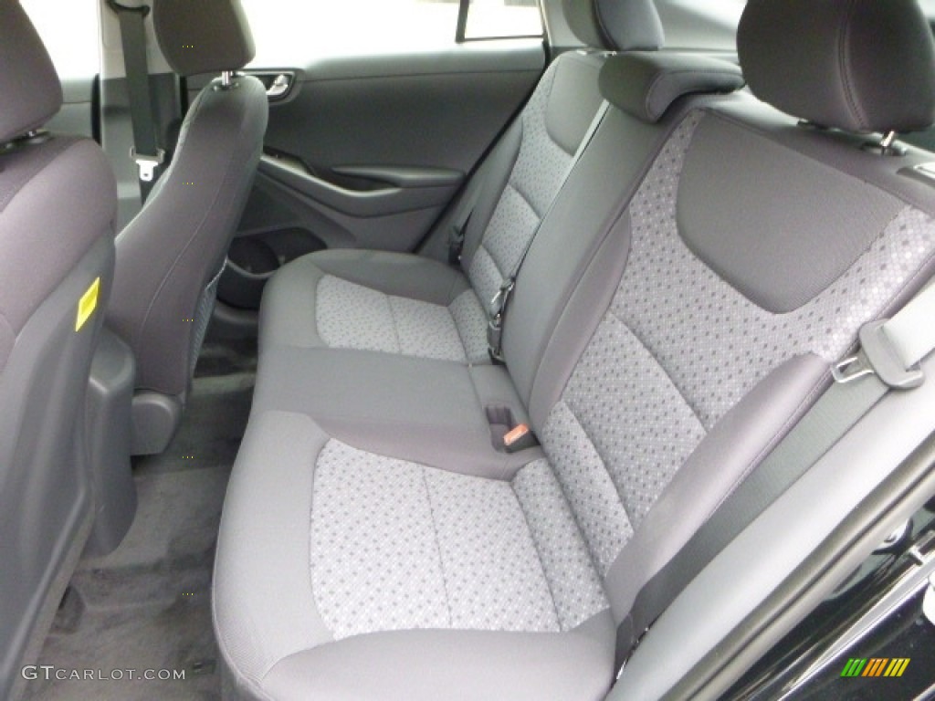 2017 Hyundai Ioniq Hybrid Blue Rear Seat Photo #120538311