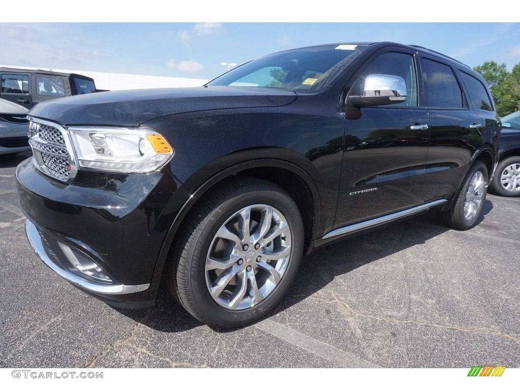 2017 Durango Citadel - DB Black Crystal / Black/Tan photo #1