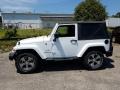 2017 Bright White Jeep Wrangler Sahara 4x4  photo #3