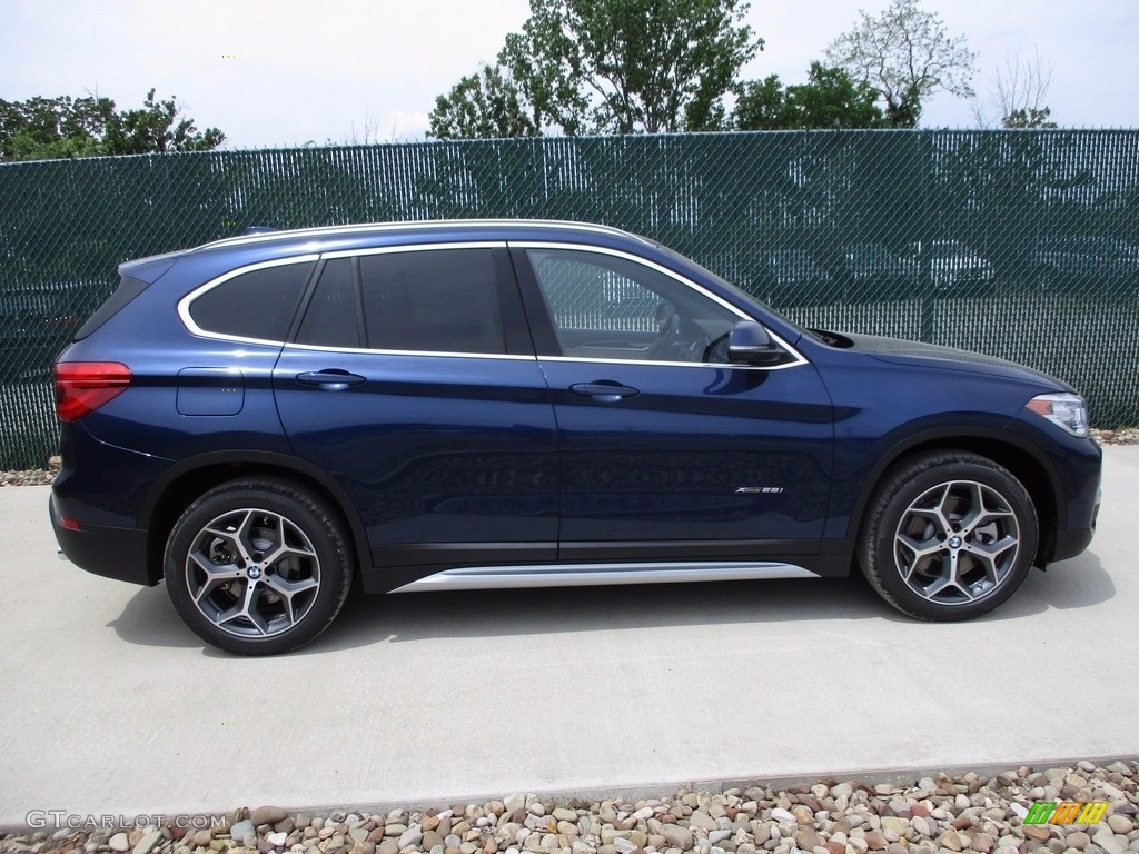 2017 X1 xDrive28i - Mediterranean Blue Metallic / Canberra Beige photo #2