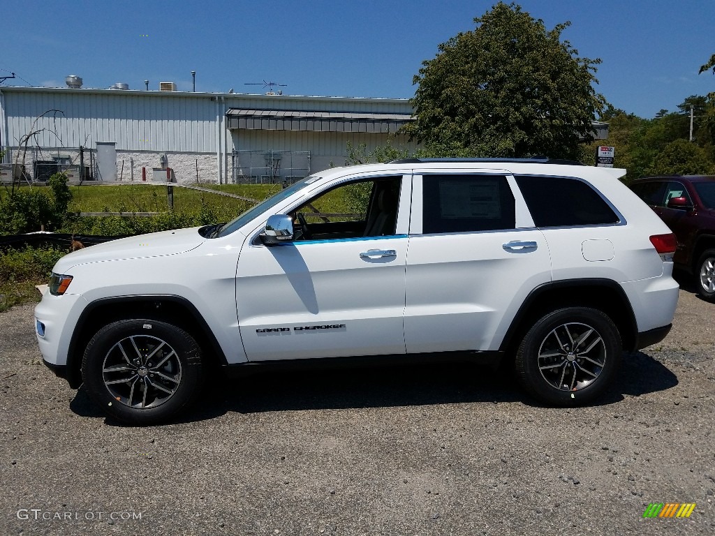 2017 Grand Cherokee Limited 4x4 - Bright White / Black/Light Frost Beige photo #3
