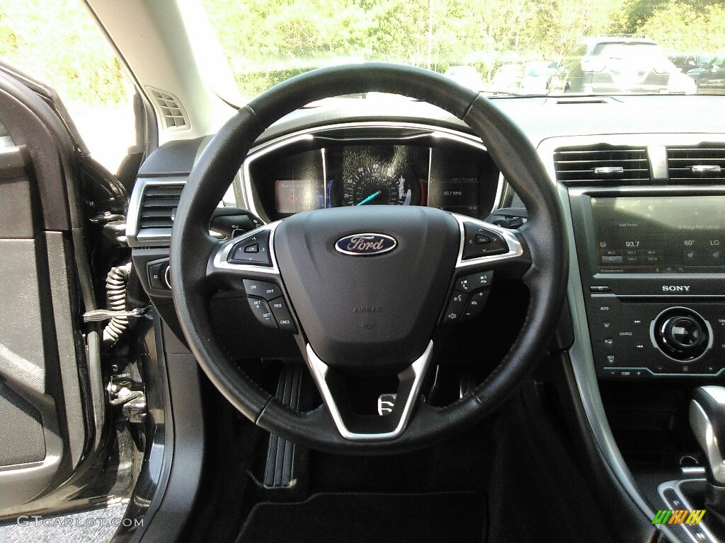 2015 Fusion Titanium AWD - Tuxedo Black Metallic / Charcoal Black photo #8