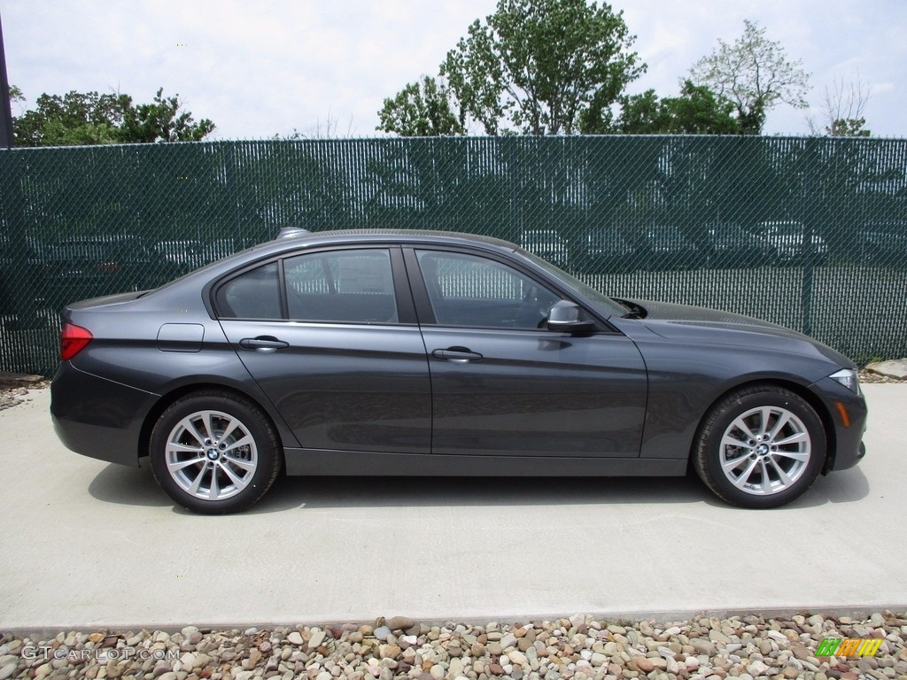 2017 3 Series 320i xDrive Sedan - Mineral Grey Metallic / Black photo #2