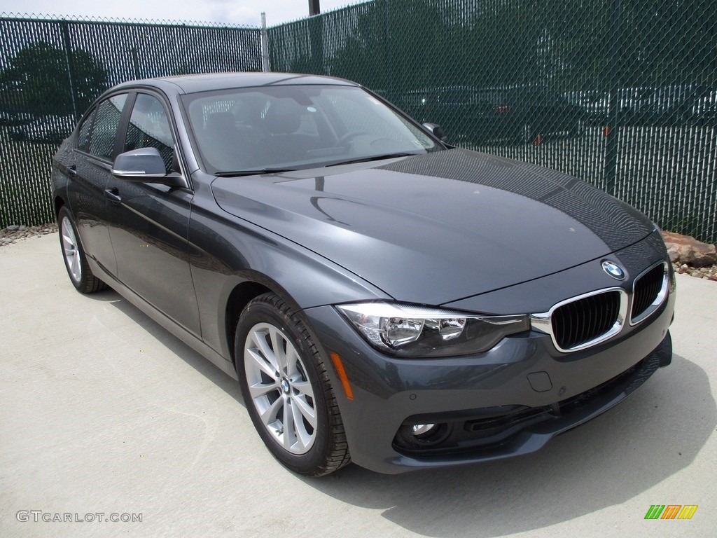 2017 3 Series 320i xDrive Sedan - Mineral Grey Metallic / Black photo #5