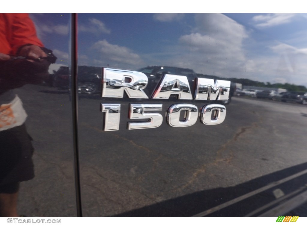 2017 1500 Big Horn Crew Cab - Maximum Steel Metallic / Black/Diesel Gray photo #6