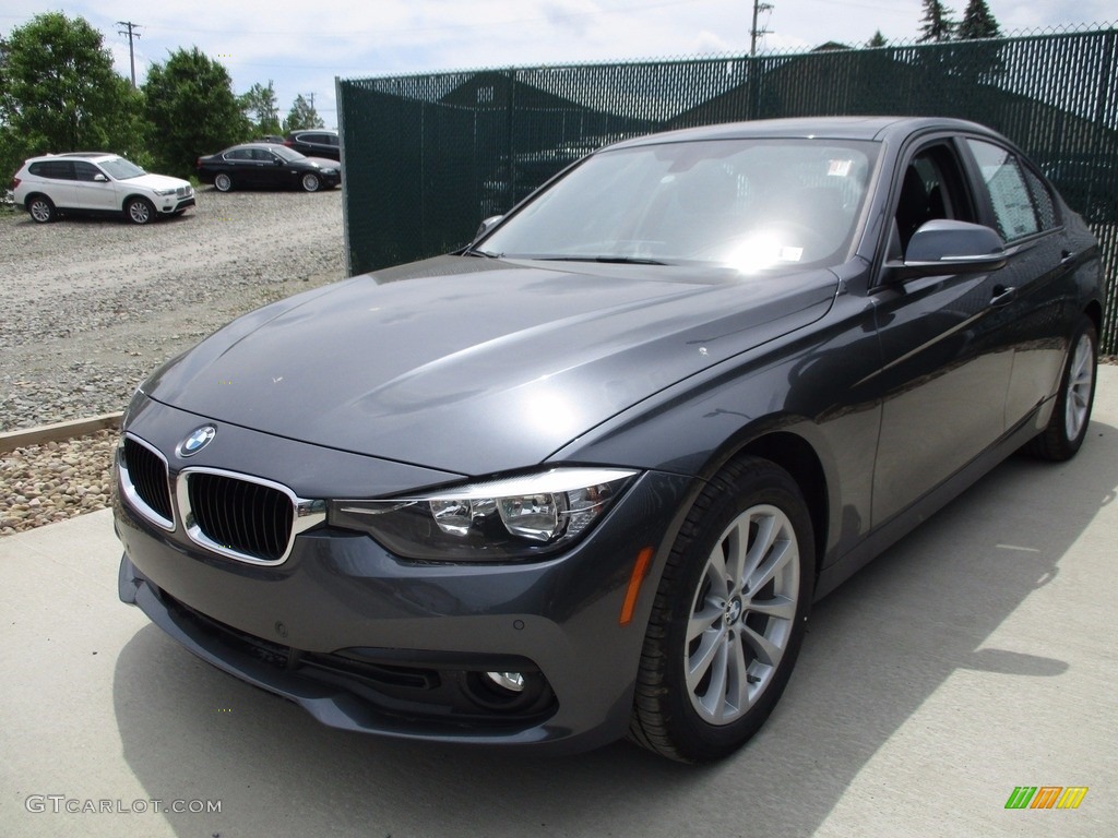 2017 3 Series 320i xDrive Sedan - Mineral Grey Metallic / Black photo #7