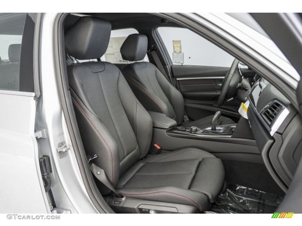 2017 3 Series 330e iPerfomance Sedan - Glacier Silver Metallic / Black photo #2