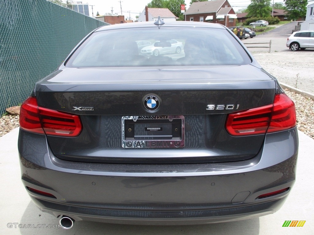 2017 3 Series 320i xDrive Sedan - Mineral Grey Metallic / Black photo #8