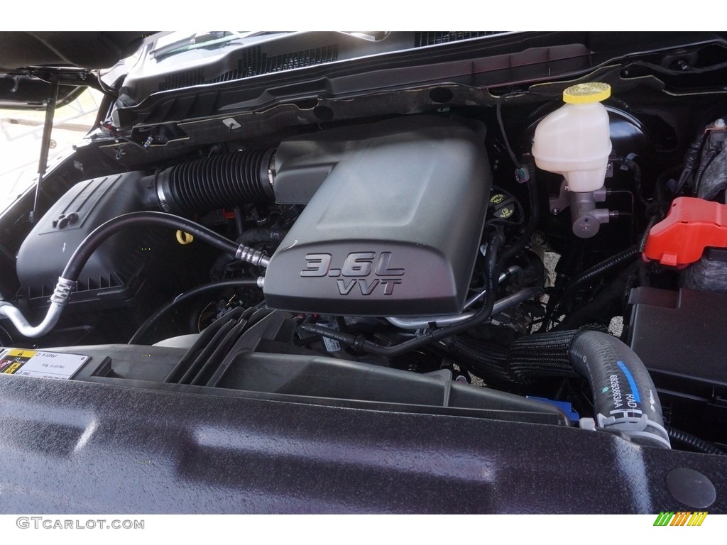 2017 1500 Big Horn Crew Cab - Maximum Steel Metallic / Black/Diesel Gray photo #9