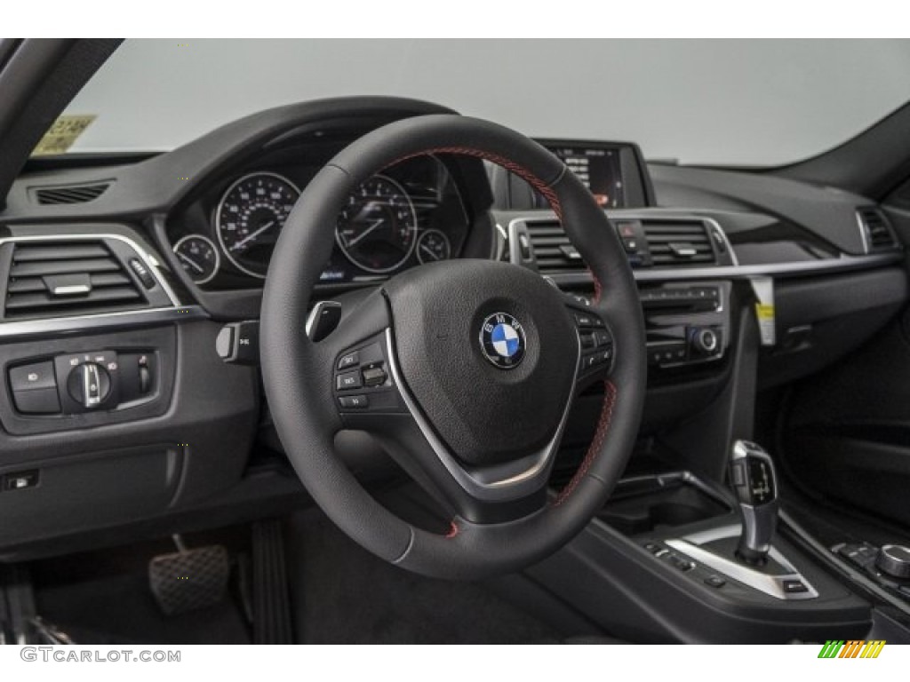2017 3 Series 330e iPerfomance Sedan - Glacier Silver Metallic / Black photo #5