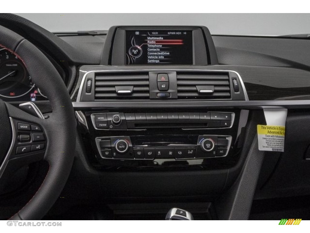 2017 3 Series 330e iPerfomance Sedan - Glacier Silver Metallic / Black photo #6