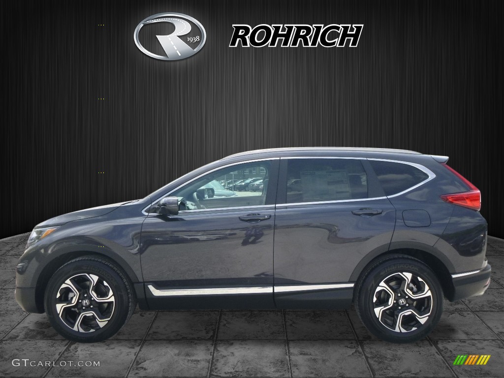 2017 CR-V Touring AWD - Gunmetal Metallic / Gray photo #3