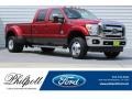 Ruby Red Metallic 2016 Ford F350 Super Duty Lariat Crew Cab 4x4 DRW