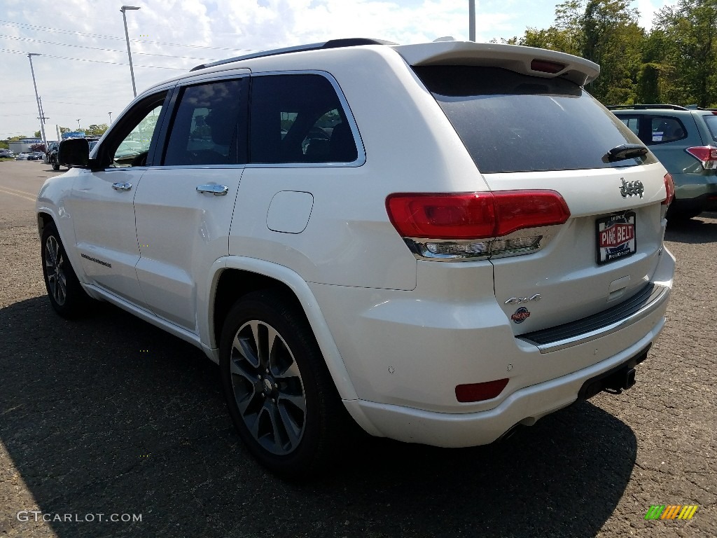 2017 Grand Cherokee Overland 4x4 - Bright White / Black photo #6