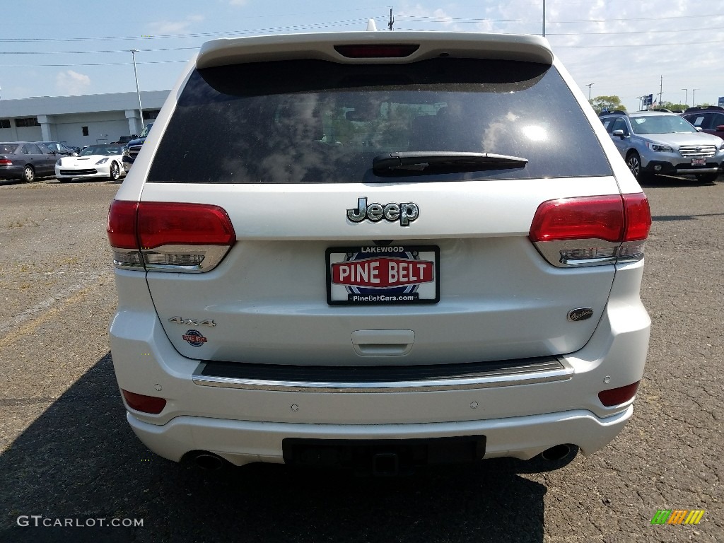 2017 Grand Cherokee Overland 4x4 - Bright White / Black photo #7