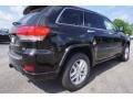 2017 Diamond Black Crystal Pearl Jeep Grand Cherokee Overland 4x4  photo #3