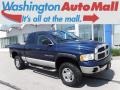 2003 Patriot Blue Pearl Dodge Ram 2500 SLT Quad Cab 4x4 #120534687