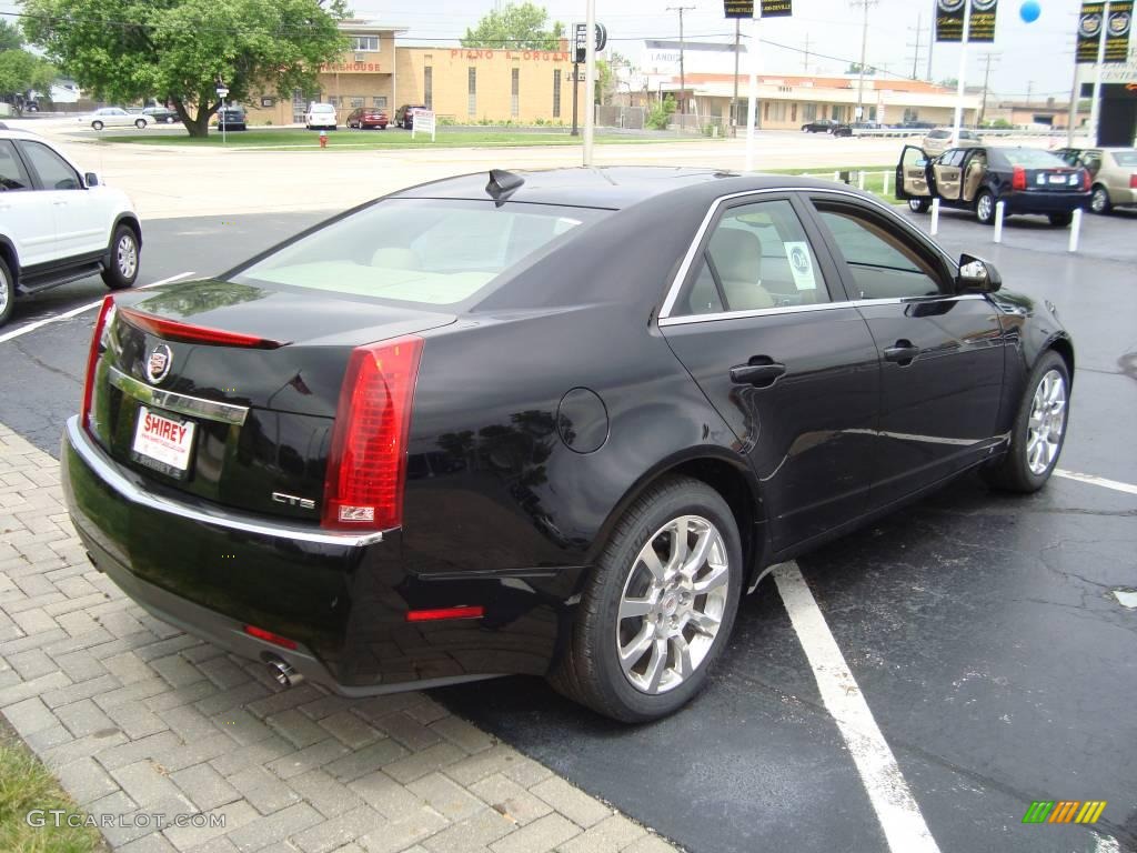 2009 CTS Sedan - Black Raven / Cashmere/Cocoa photo #5