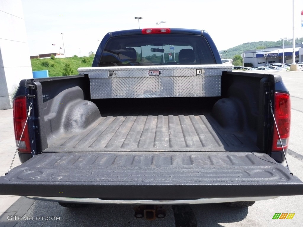 2003 Ram 2500 SLT Quad Cab 4x4 - Patriot Blue Pearl / Dark Slate Gray photo #13