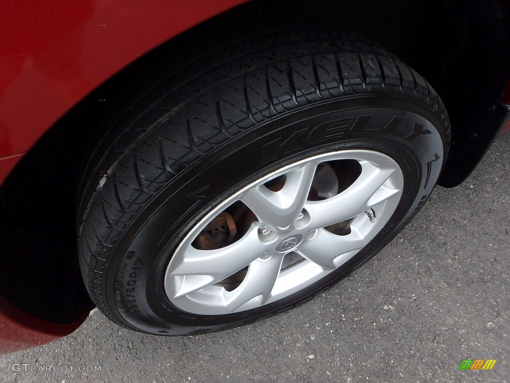 2010 Rogue SL AWD - Venom Red / Black photo #7