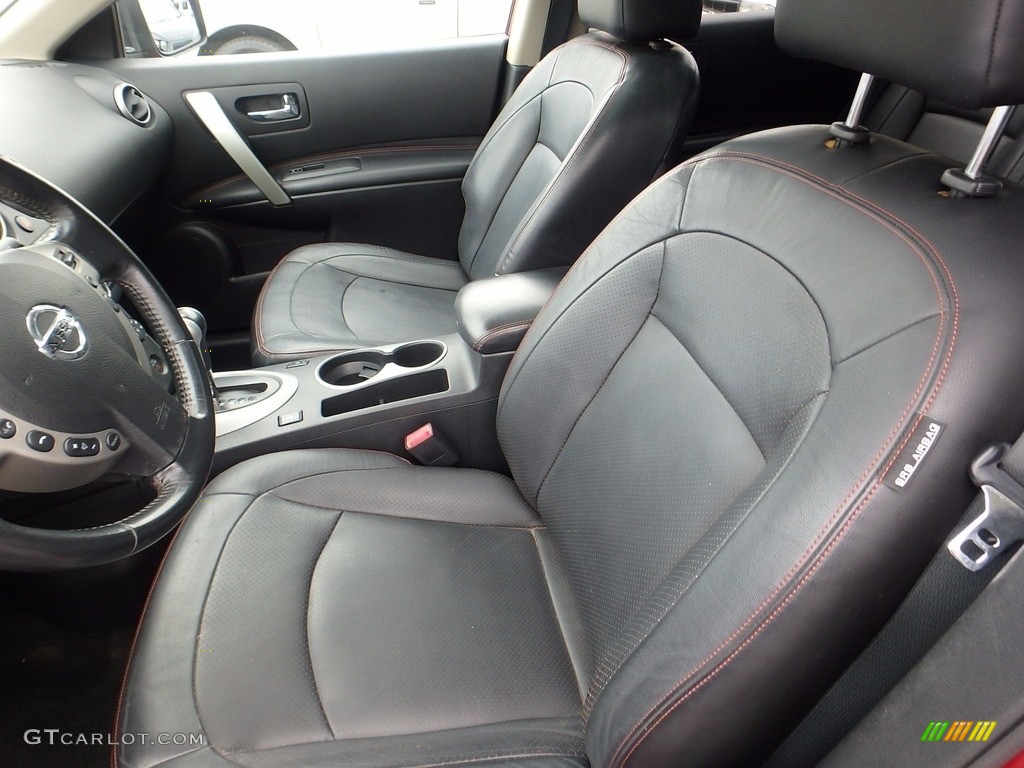 2010 Rogue SL AWD - Venom Red / Black photo #8