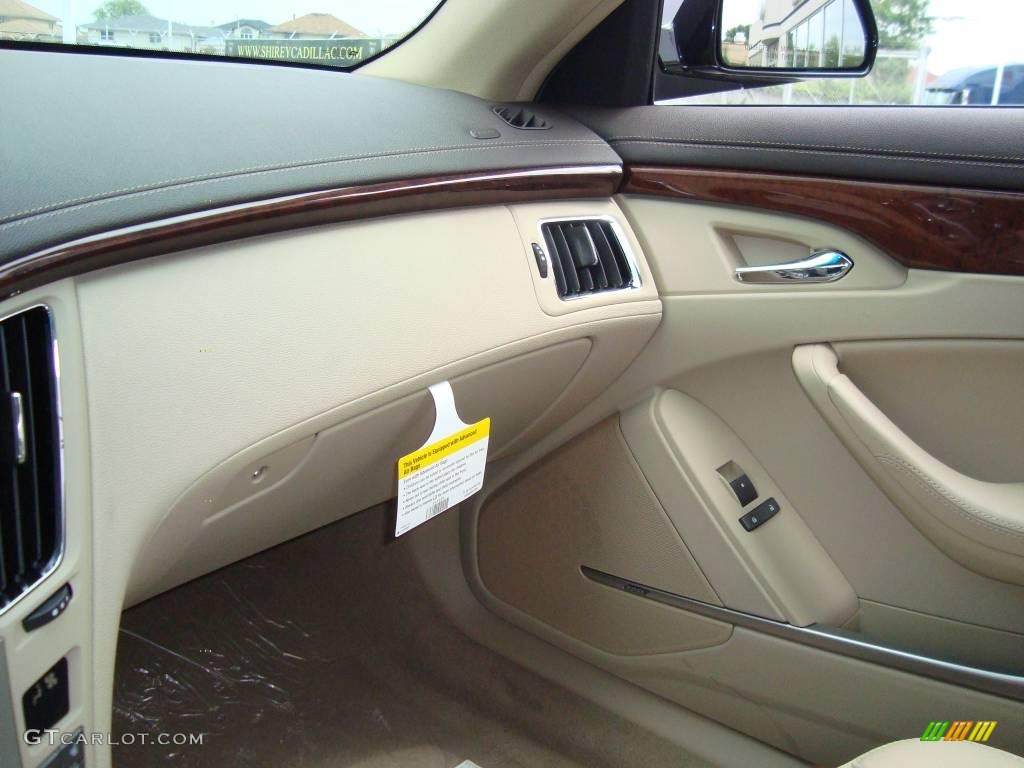 2009 CTS Sedan - Black Raven / Cashmere/Cocoa photo #17