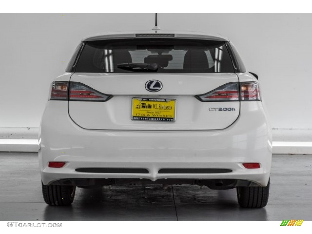 2012 CT 200h Hybrid Premium - Starfire White Pearl / Caramel Nuluxe photo #3