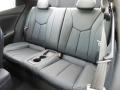 2017 Hyundai Veloster Silver/Black Interior Rear Seat Photo