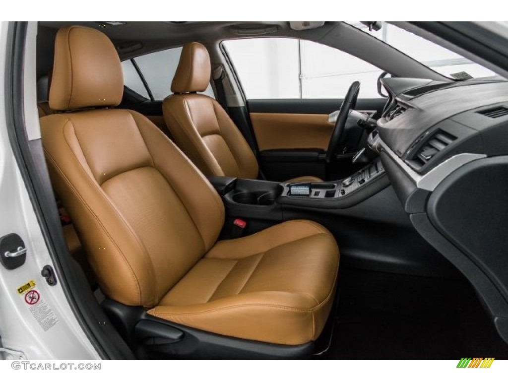 2012 CT 200h Hybrid Premium - Starfire White Pearl / Caramel Nuluxe photo #6