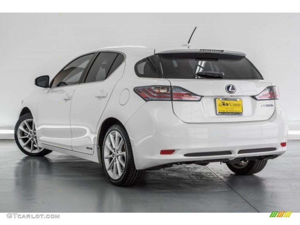 2012 CT 200h Hybrid Premium - Starfire White Pearl / Caramel Nuluxe photo #10