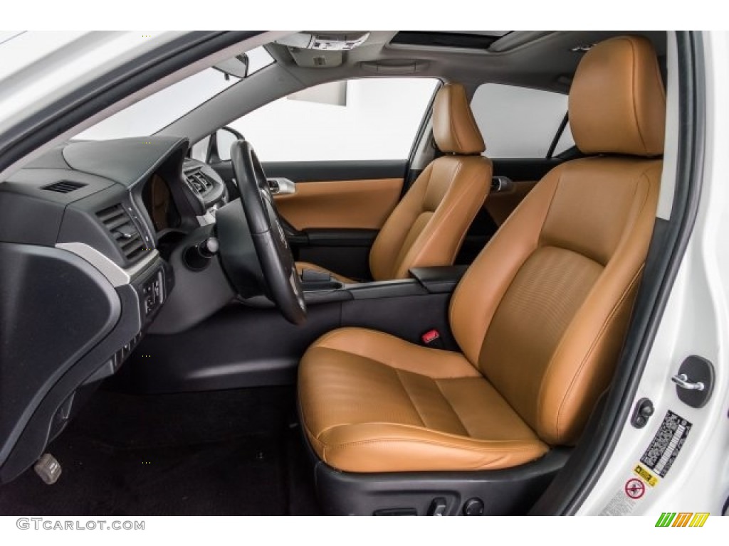 2012 CT 200h Hybrid Premium - Starfire White Pearl / Caramel Nuluxe photo #15