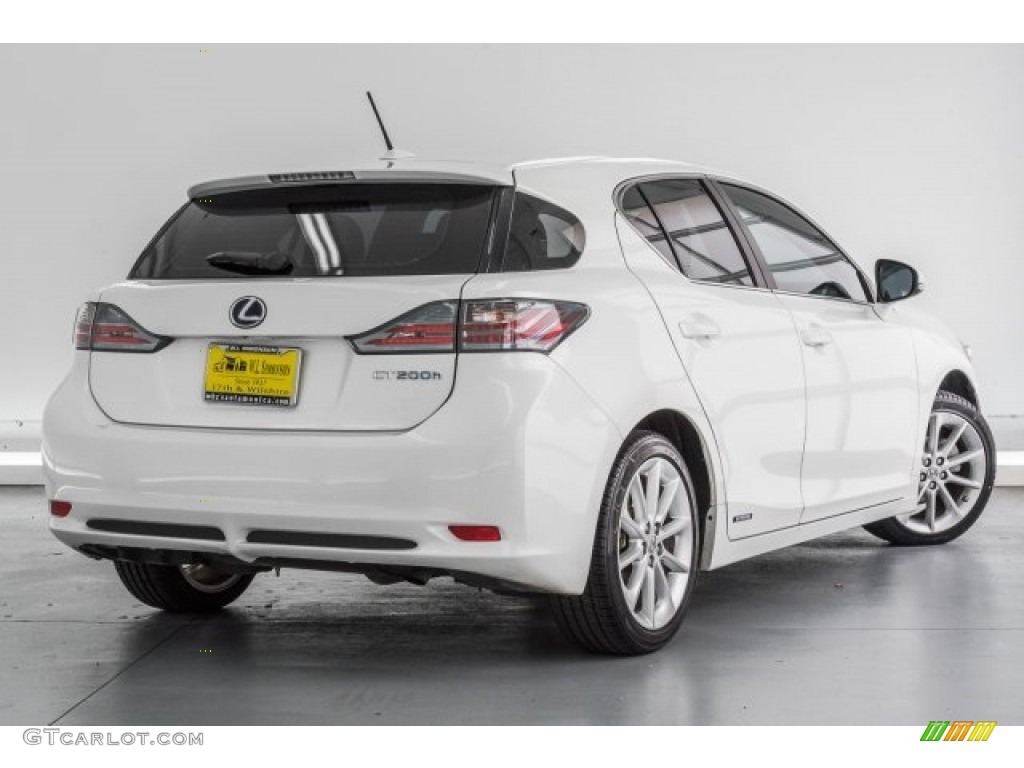 2012 CT 200h Hybrid Premium - Starfire White Pearl / Caramel Nuluxe photo #16