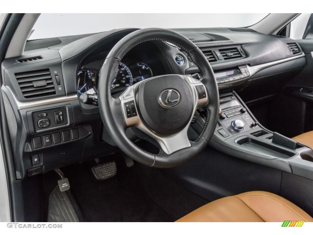 2012 CT 200h Hybrid Premium - Starfire White Pearl / Caramel Nuluxe photo #21