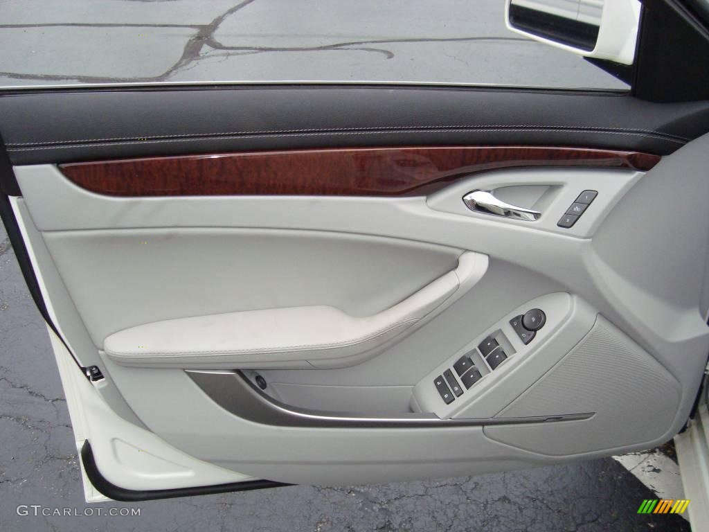 2009 CTS 4 AWD Sedan - White Diamond Tri-Coat / Light Titanium/Ebony photo #10