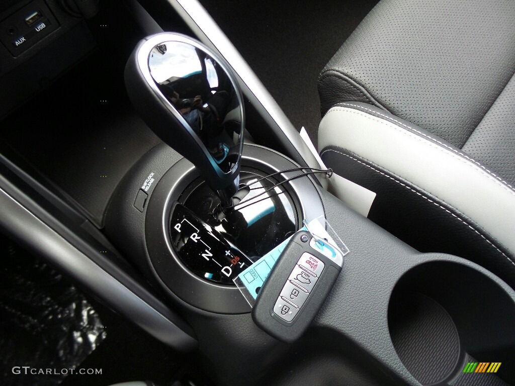 2017 Veloster Turbo - Pacific Blue / Silver/Black photo #28