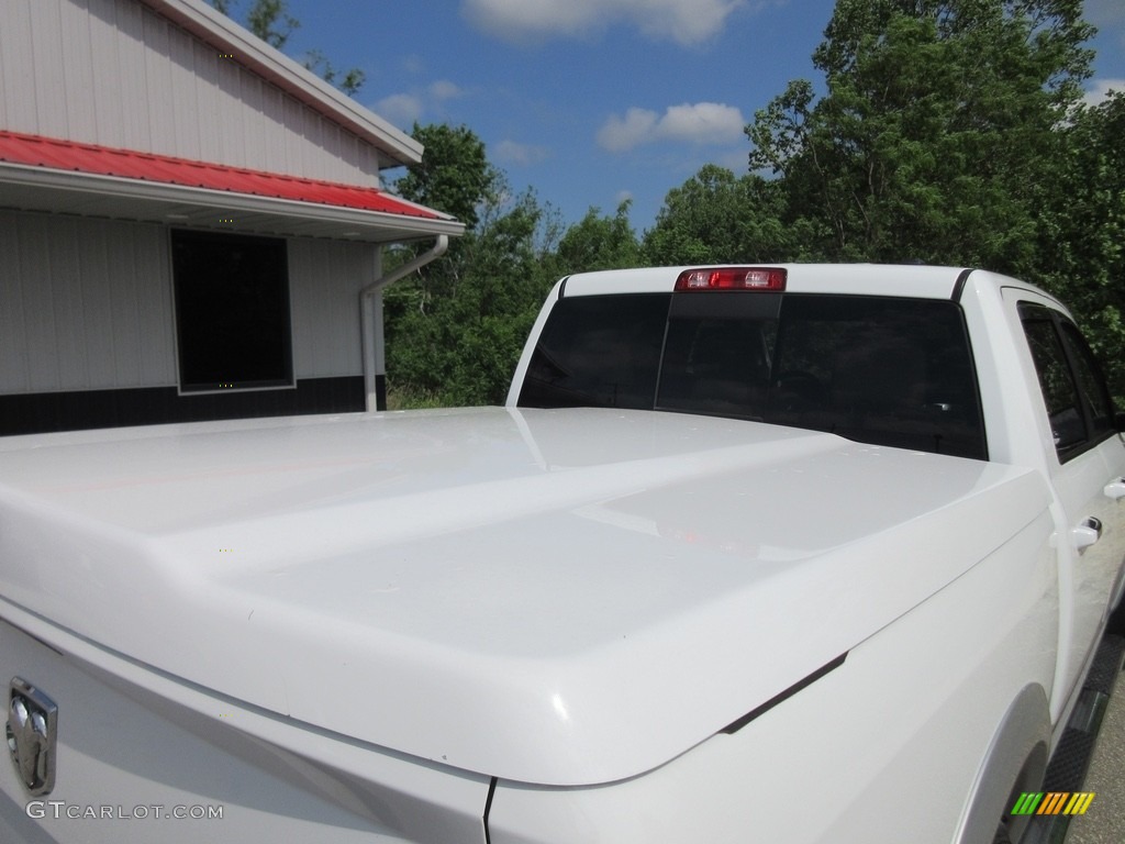 2012 Ram 1500 Laramie Crew Cab 4x4 - Bright White / Light Pebble Beige/Bark Brown photo #13