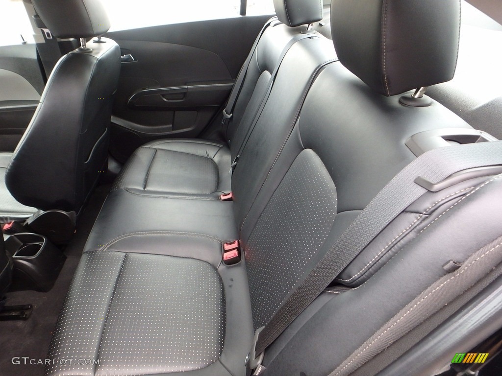 2012 Sonic LTZ Sedan - Black / Jet Black/Dark Titanium photo #9