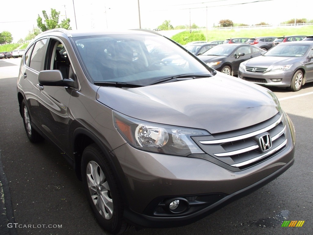 2014 CR-V EX-L AWD - Urban Titanium Metallic / Black photo #7