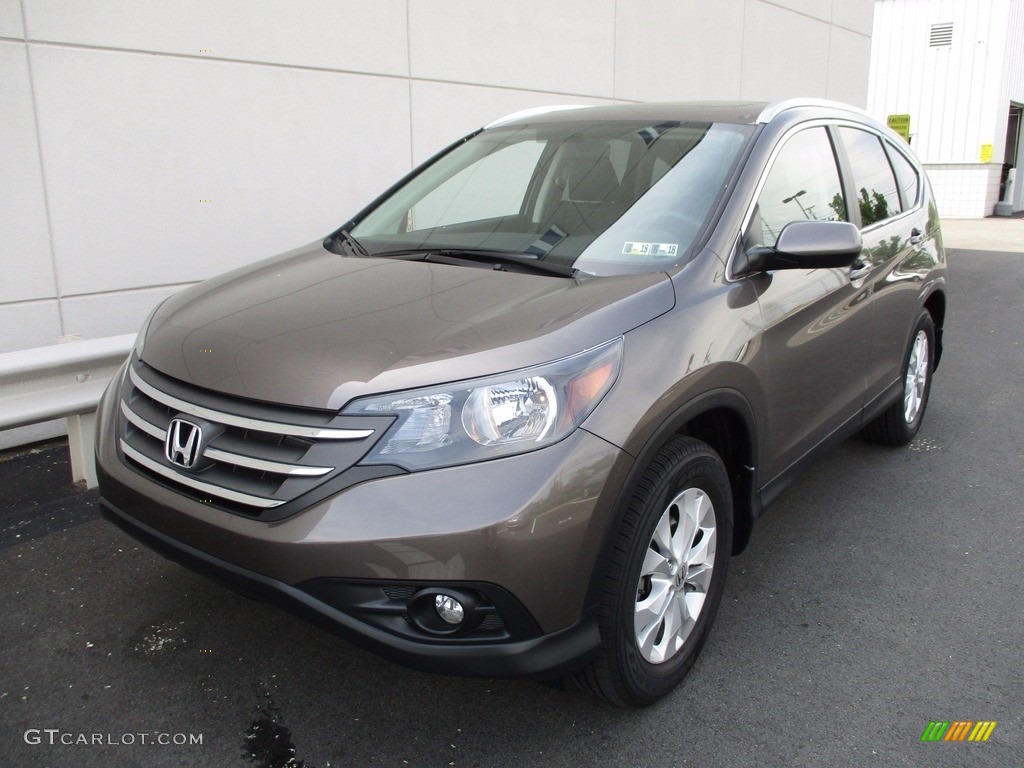 2014 CR-V EX-L AWD - Urban Titanium Metallic / Black photo #9