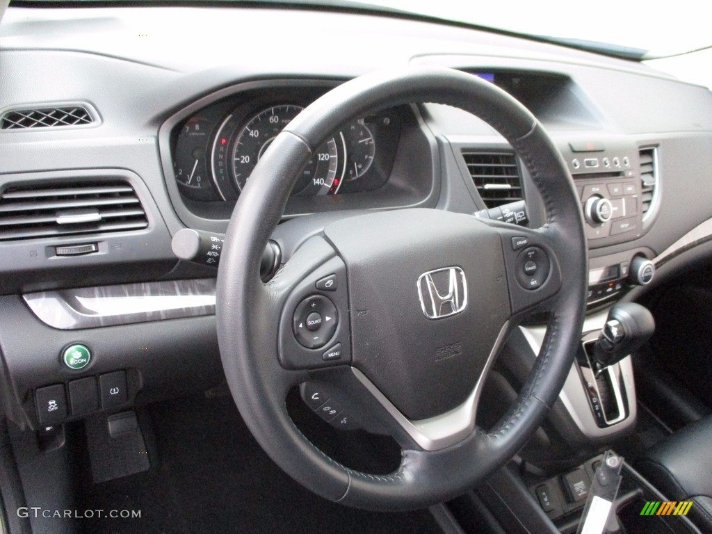 2014 CR-V EX-L AWD - Urban Titanium Metallic / Black photo #14