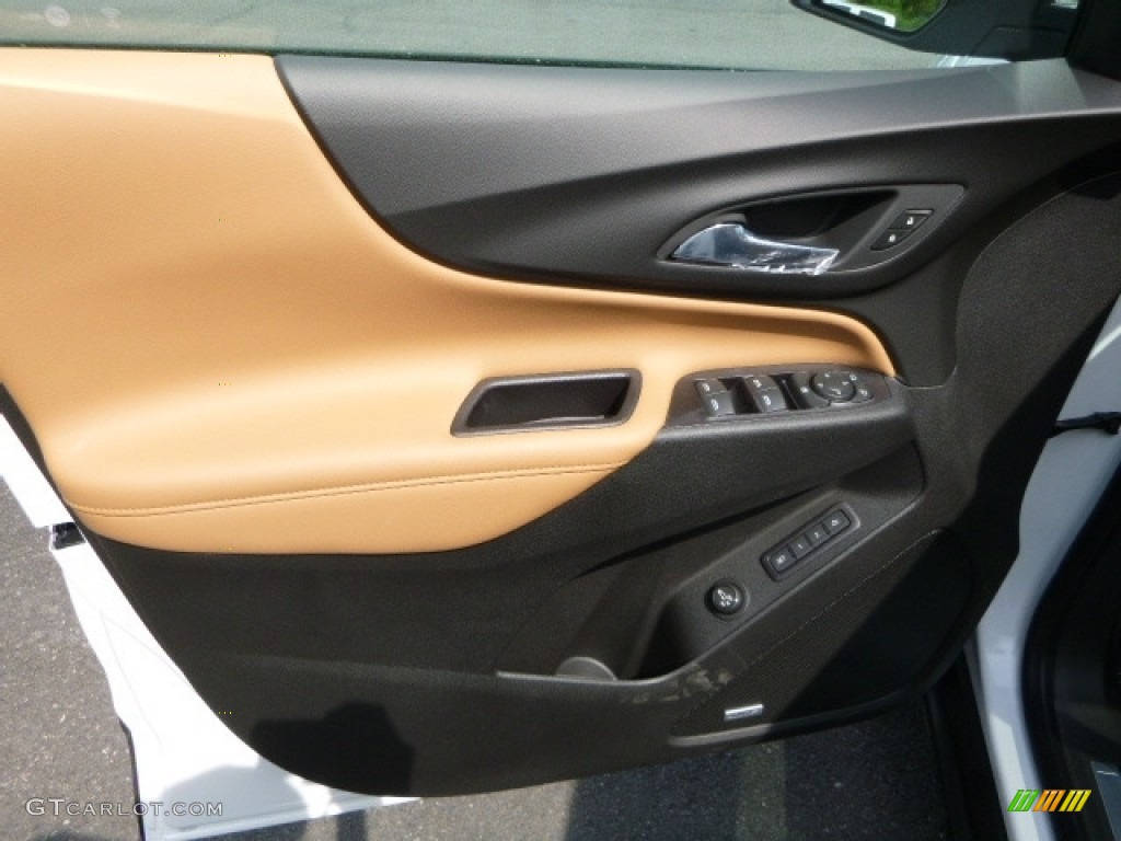 2018 Chevrolet Equinox Premier AWD Jet Black/­Brandy Door Panel Photo #120547995