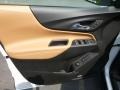 Jet Black/­Brandy 2018 Chevrolet Equinox Premier AWD Door Panel