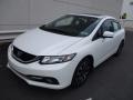 2014 White Orchid Pearl Honda Civic EX-L Sedan  photo #9