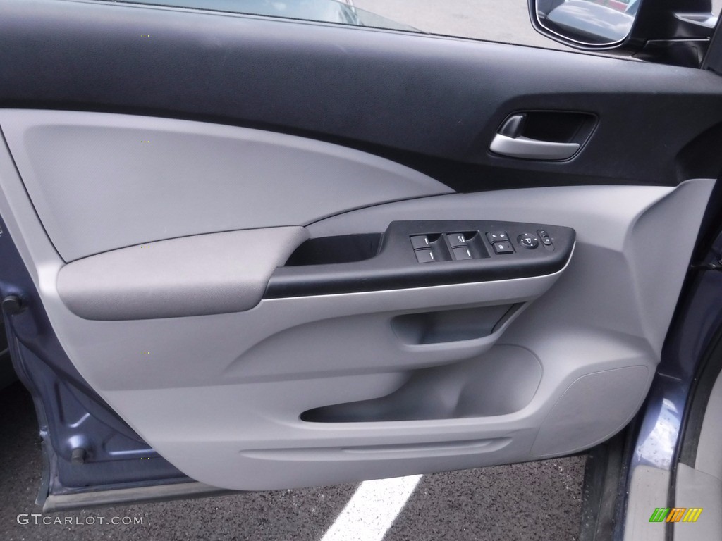 2014 CR-V LX AWD - Twilight Blue Metallic / Gray photo #9