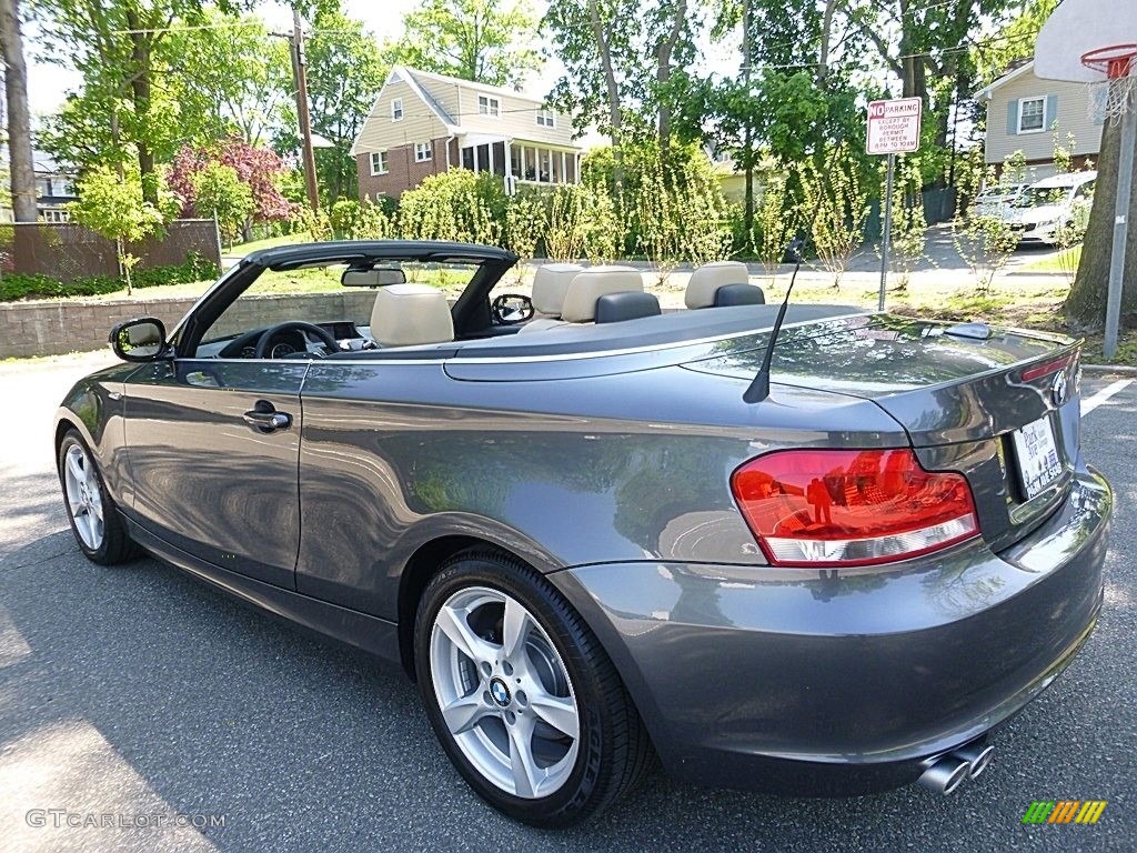 2013 1 Series 128i Convertible - Mineral Gray Metallic / Savanna Beige photo #12