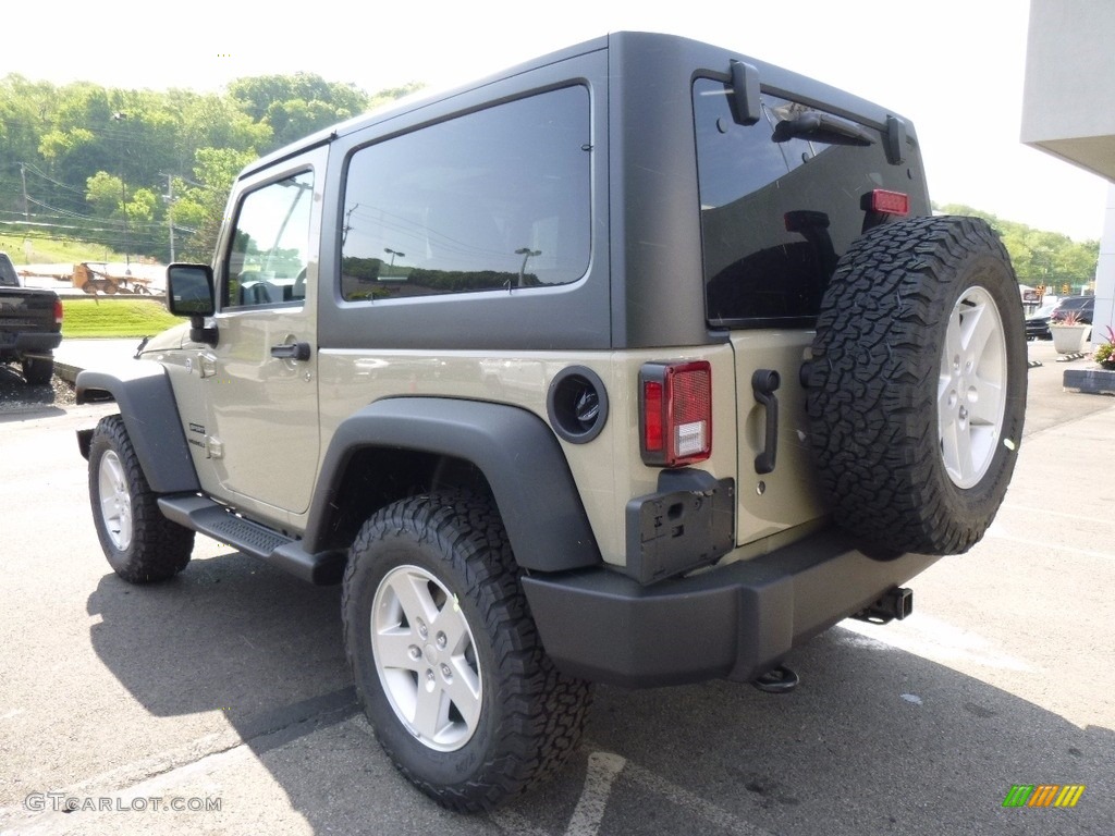 2017 Wrangler Sport 4x4 - Gobi / Black photo #3