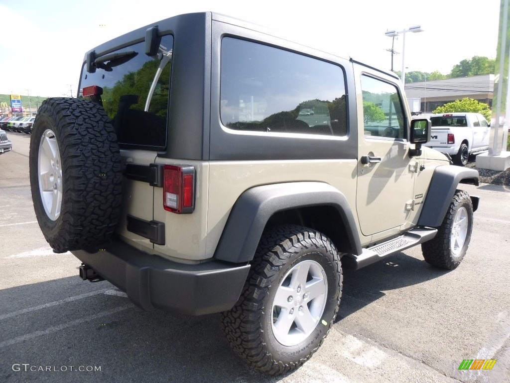 2017 Wrangler Sport 4x4 - Gobi / Black photo #7
