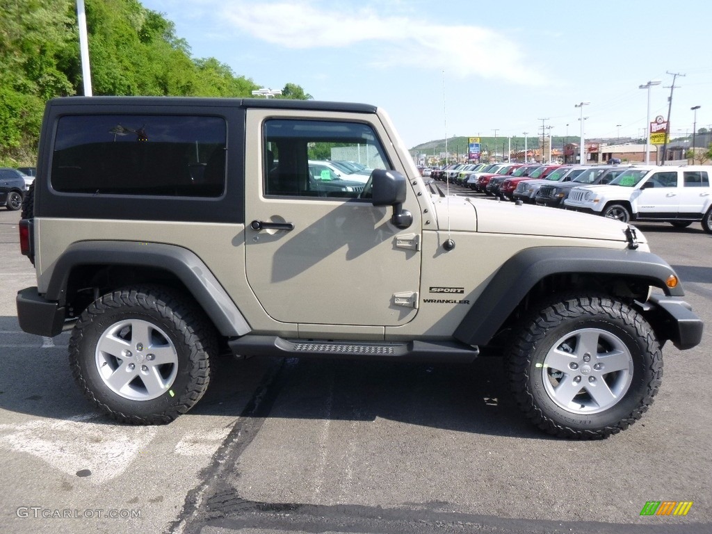 2017 Wrangler Sport 4x4 - Gobi / Black photo #8
